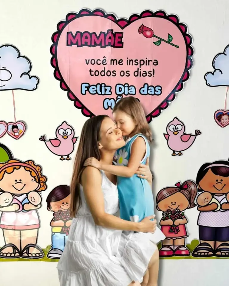 Painel Personalizável Dia das Mães com Fotos — foto 1