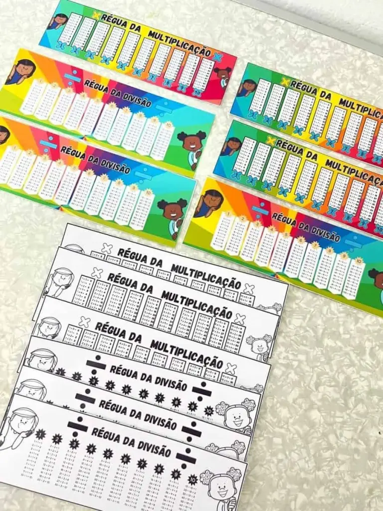 Painel e Réguas de Multiplicação e Divisão — foto 5