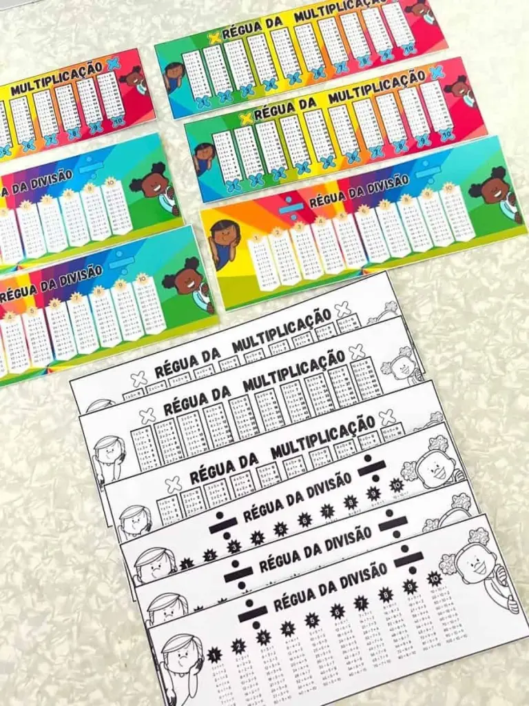 Painel e Réguas de Multiplicação e Divisão — foto 7