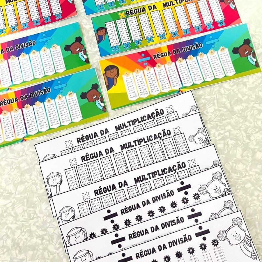 Painel e Régua – Multiplicação e Divisão - Matemática - Pedagogia de Ideias Painel e Régua – Multiplicação e Divisão - Matemática