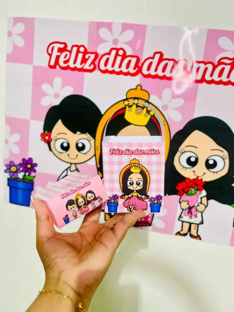 Painel Feliz Dia das Mães com Lembrancinhas — foto 10
