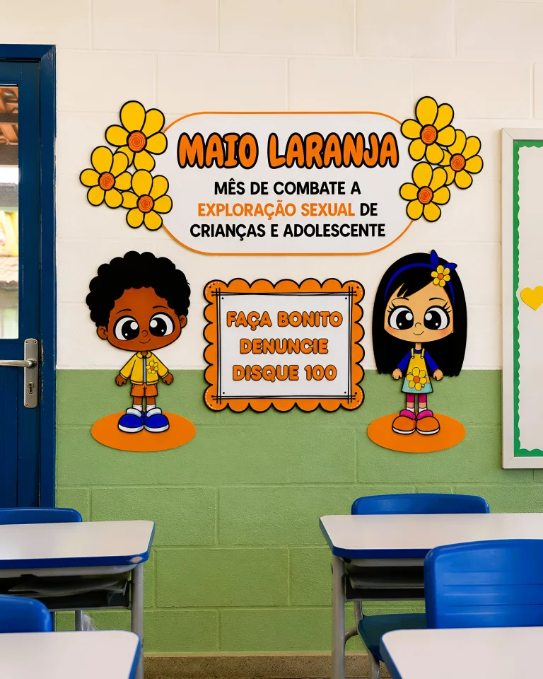 Painel Maio Laranja para Escola — foto 3