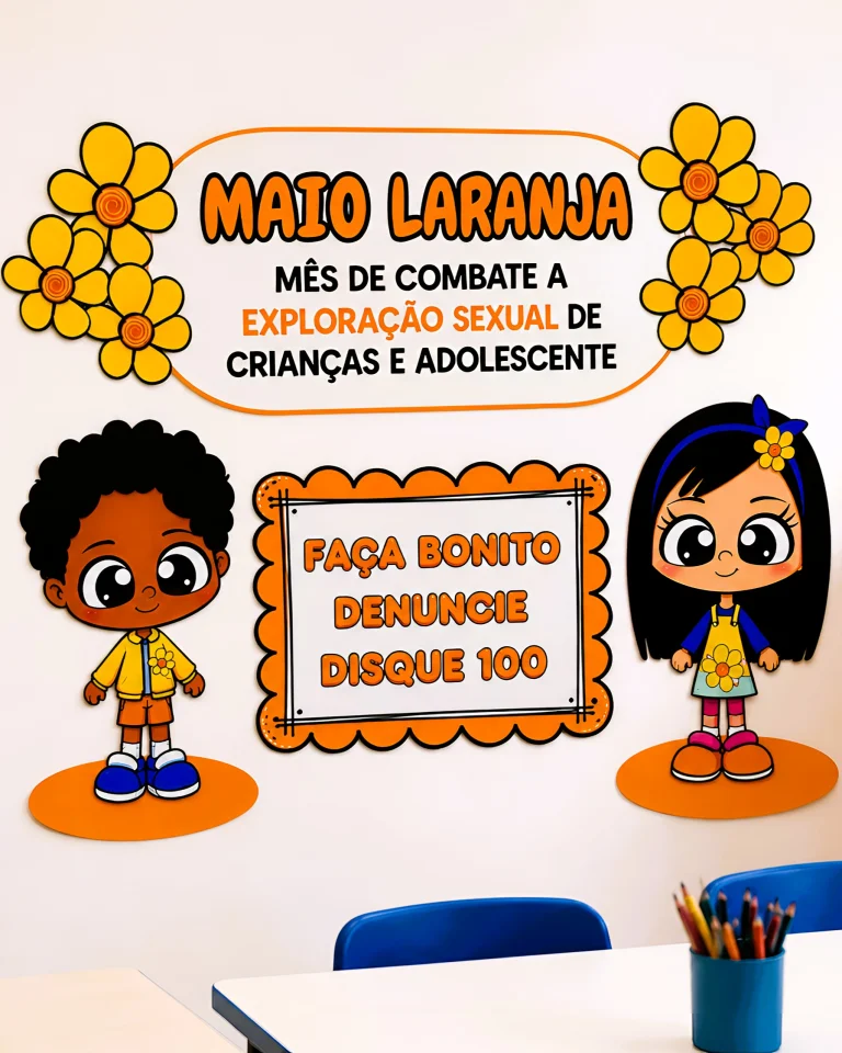 Painel Maio Laranja para Escola — foto 2