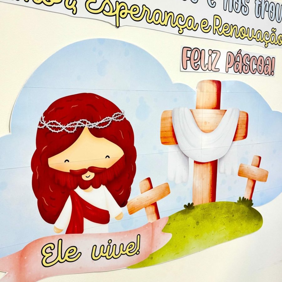 Painel - Páscoa Cristã - Páscoa - Pedagogia de Ideias Painel - Páscoa Cristã - Páscoa