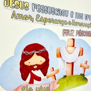 Painel - Páscoa Cristã - Páscoa - Pedagogia de Ideias Painel - Páscoa Cristã - Páscoa