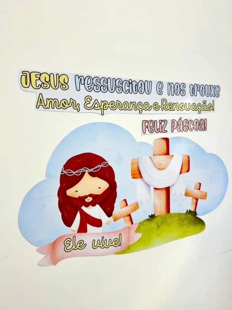 Painel Educativo Páscoa Cristã — foto 6