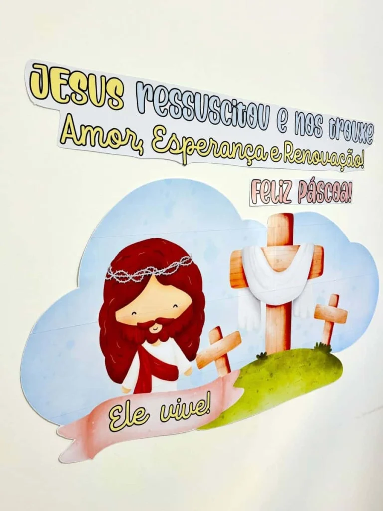 Painel Educativo Páscoa Cristã — foto 5