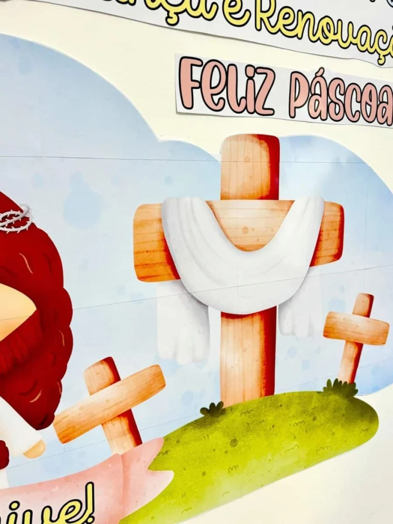 Painel Educativo Páscoa Cristã — foto 4