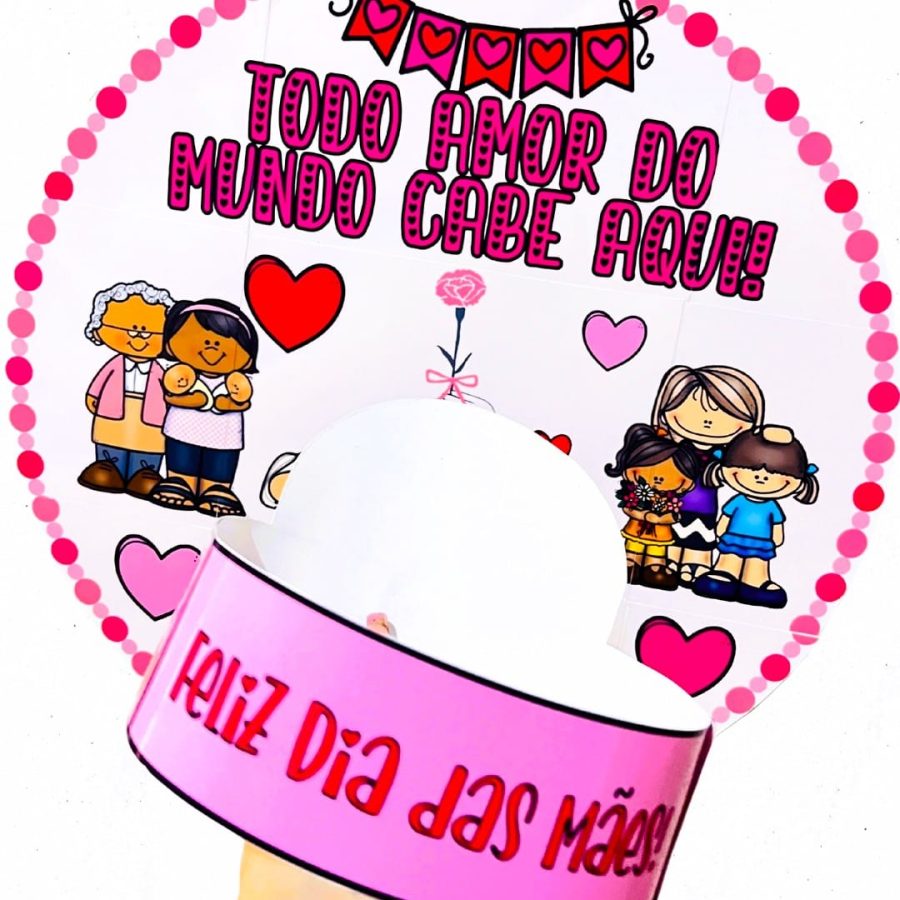 Painel Redondo - Dia das Mães - Dia das Mães - Pedagogia de Ideias Painel Redondo - Dia das Mães - Dia das Mães