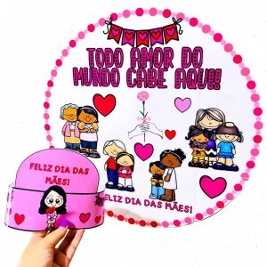 Painel Redondo - Dia das Mães - Dia das Mães