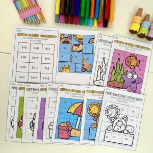 Quebra-Cabeça - Soma Misteriosa - Educação Infantil - Pedagogia de Ideias Quebra-Cabeça - Soma Misteriosa - Educação Infantil