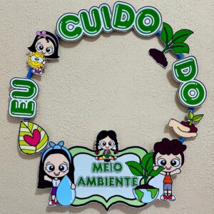 Decoração Bambolê – Eu Cuido do Meio Ambiente