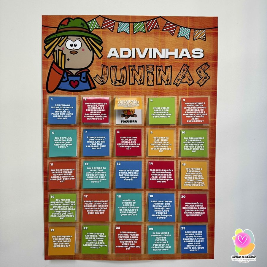 Adivinhas Juninas - Festa Junina - Pedagogia de Ideias Adivinhas Juninas - Festa Junina