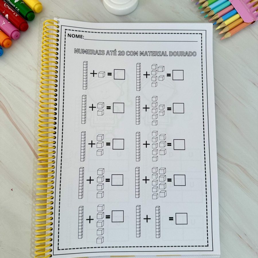 Apostila Numerais Material Dourado - Atividades - Pedagogia de Ideias Apostila Numerais Material Dourado - Atividades