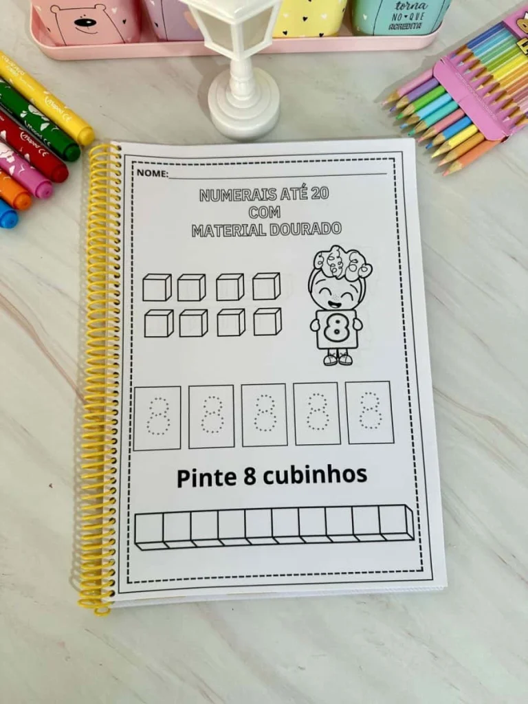 Apostila Numerais com Material Dourado — foto 12