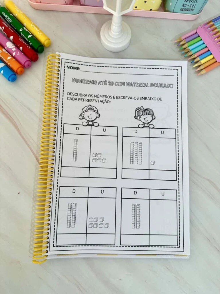 Apostila Numerais com Material Dourado — foto 13