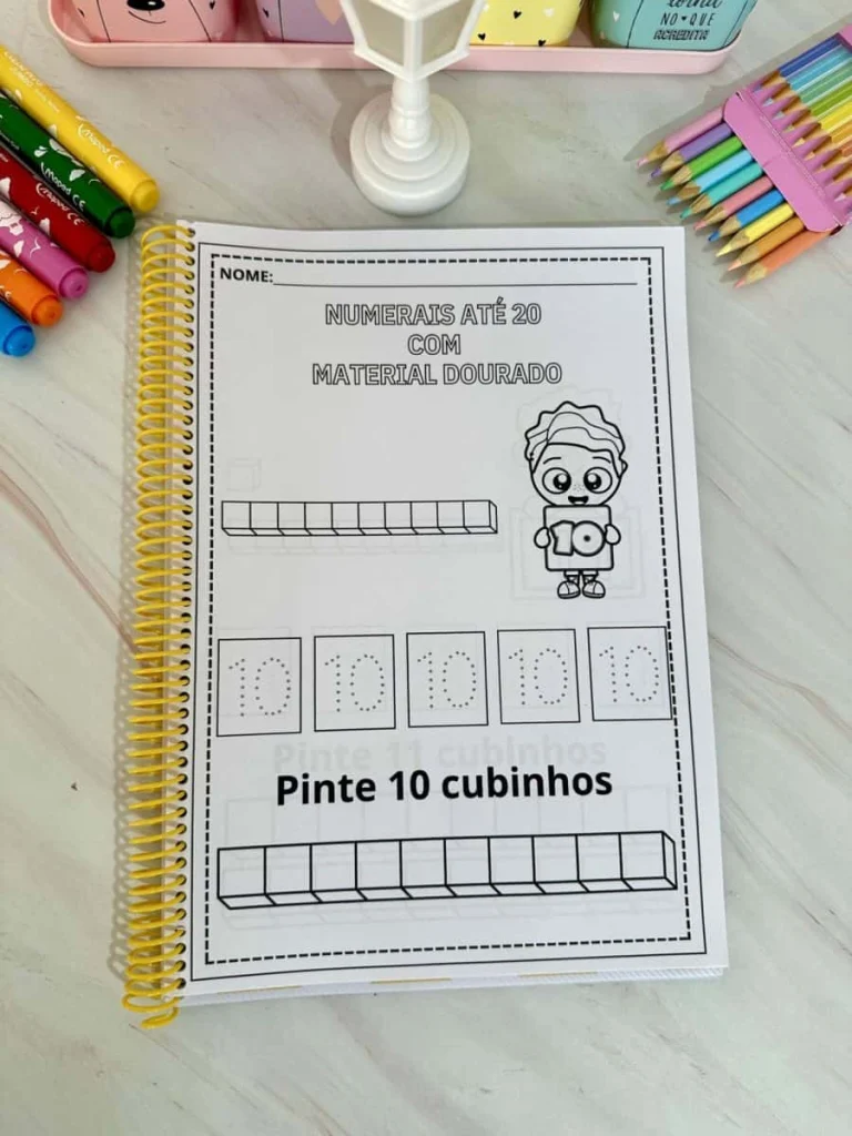 Apostila Numerais com Material Dourado — foto 14