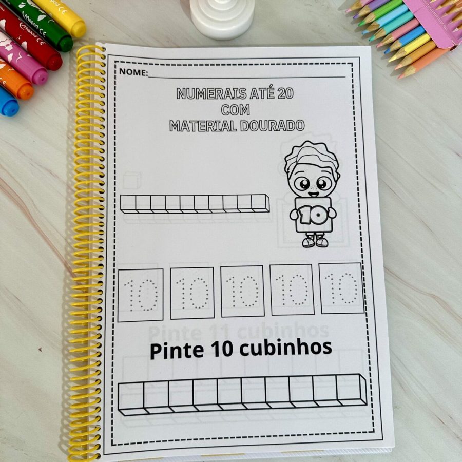 Apostila Numerais Material Dourado - Atividades - Pedagogia de Ideias Apostila Numerais Material Dourado - Atividades