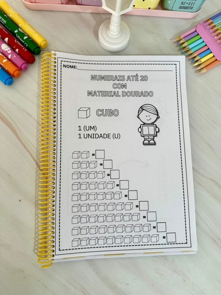 Apostila Numerais com Material Dourado — foto 6