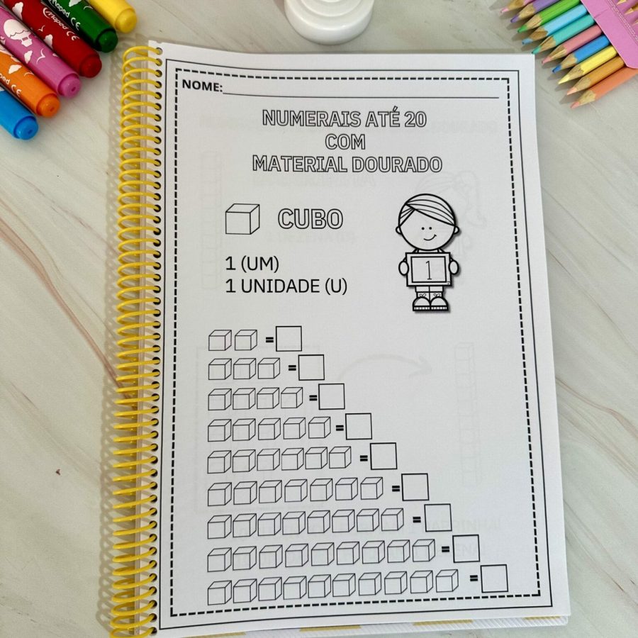 Apostila Numerais Material Dourado - Atividades - Pedagogia de Ideias Apostila Numerais Material Dourado - Atividades