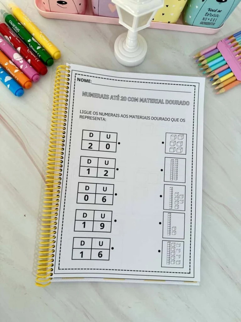 Apostila Numerais com Material Dourado — foto 4