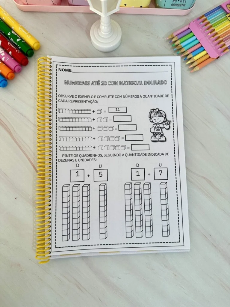 Apostila Numerais com Material Dourado — foto 7