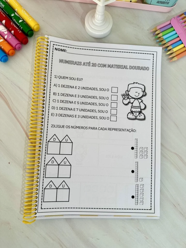 Apostila Numerais com Material Dourado — foto 8