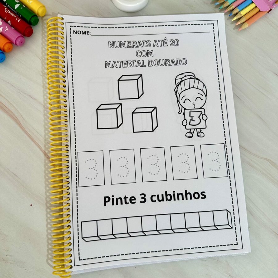 Apostila Numerais Material Dourado - Atividades - Pedagogia de Ideias Apostila Numerais Material Dourado - Atividades