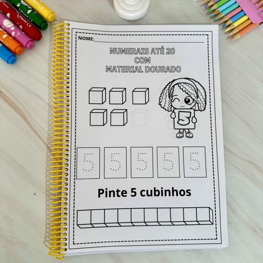 Apostila Numerais Material Dourado - Atividades - Pedagogia de Ideias Apostila Numerais Material Dourado - Atividades