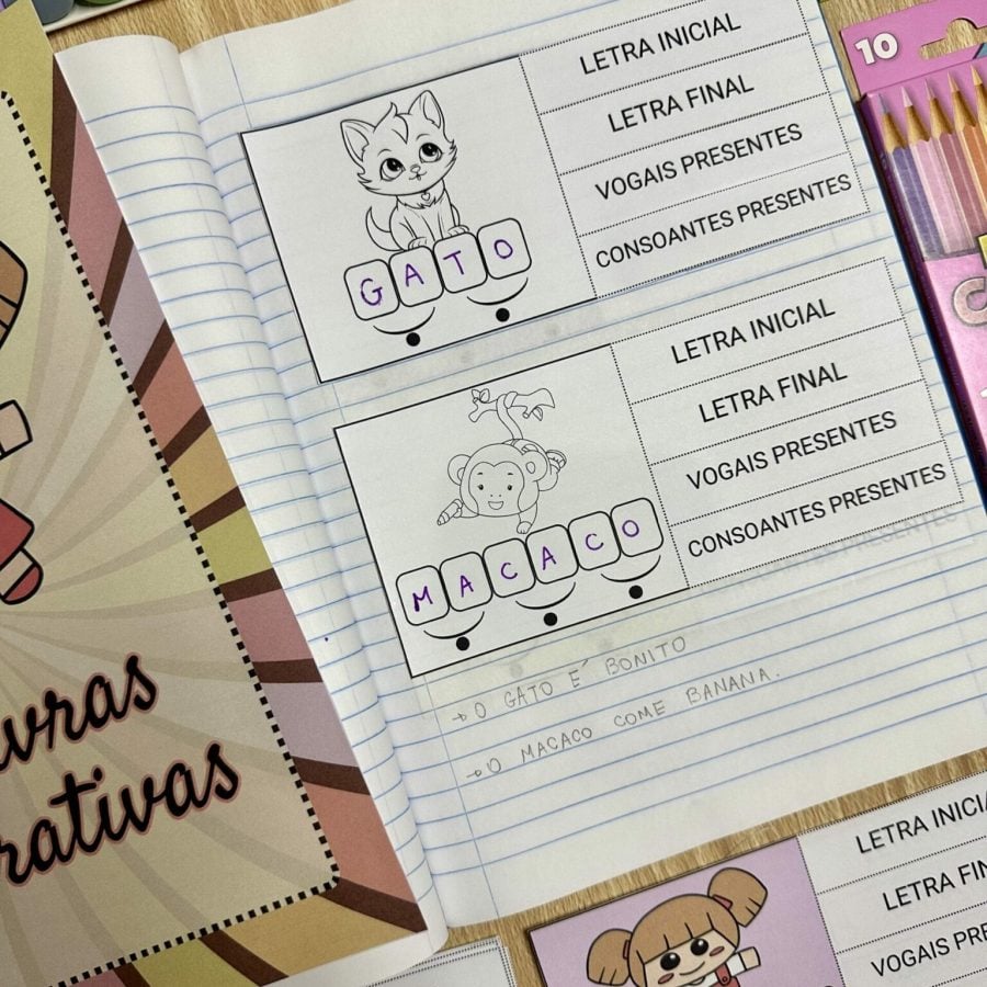 Apostila - Palavras Interativas - Consciência Fonológica - Pedagogia de Ideias Apostila - Palavras Interativas - Consciência Fonológica