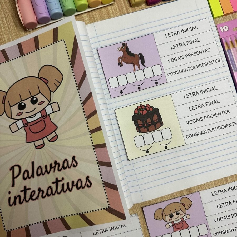 Apostila - Palavras Interativas - Consciência Fonológica - Pedagogia de Ideias Apostila - Palavras Interativas - Consciência Fonológica