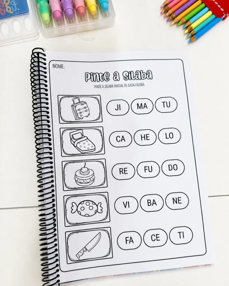 Apostila Pinte a Sílaba com 16 Páginas — foto 9