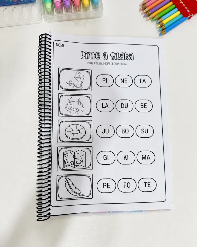 Apostila Pinte a Sílaba com 16 Páginas — foto 6