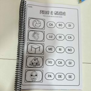 Apostila - Pinte a Sílaba - Alfabetização - Pedagogia de Ideias Apostila - Pinte a Sílaba - Alfabetização