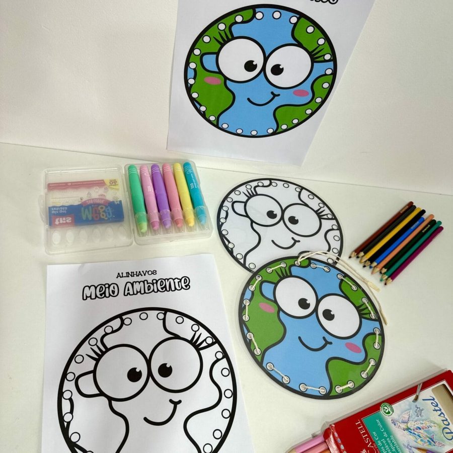 Atividade - Alinhavos Meio Ambiente - Dia do Meio Ambiente - Pedagogia de Ideias Atividade - Alinhavos Meio Ambiente - Dia do Meio Ambiente