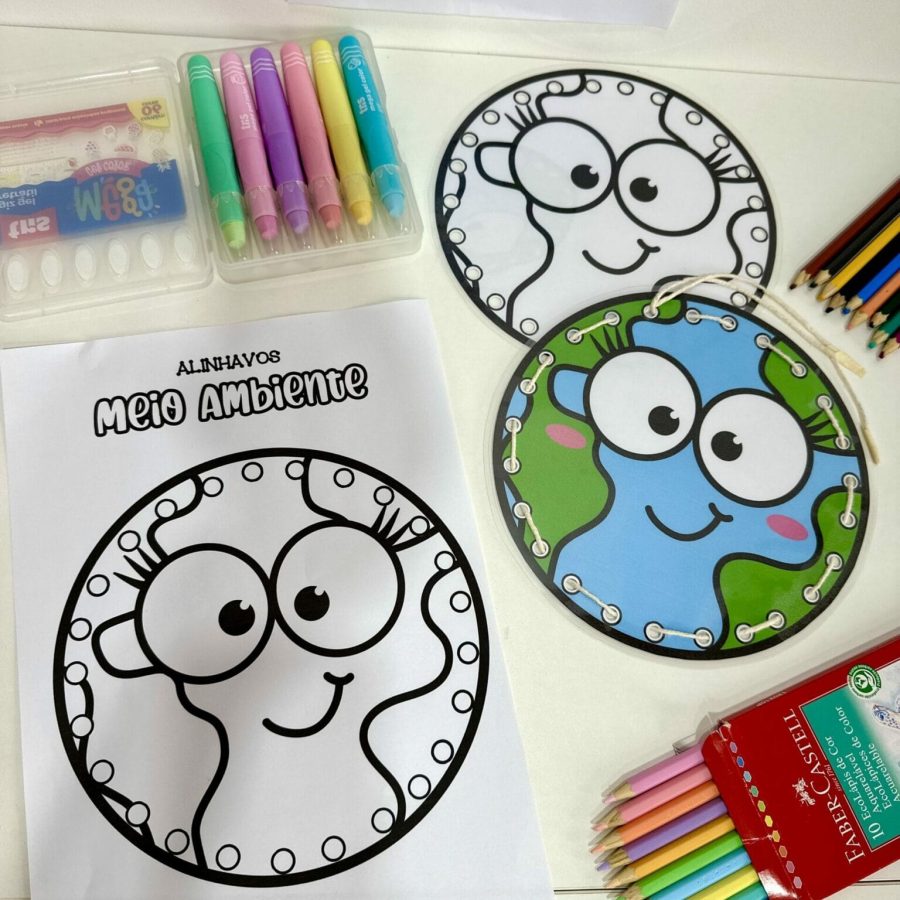 Atividade - Alinhavos Meio Ambiente - Dia do Meio Ambiente - Pedagogia de Ideias Atividade - Alinhavos Meio Ambiente - Dia do Meio Ambiente