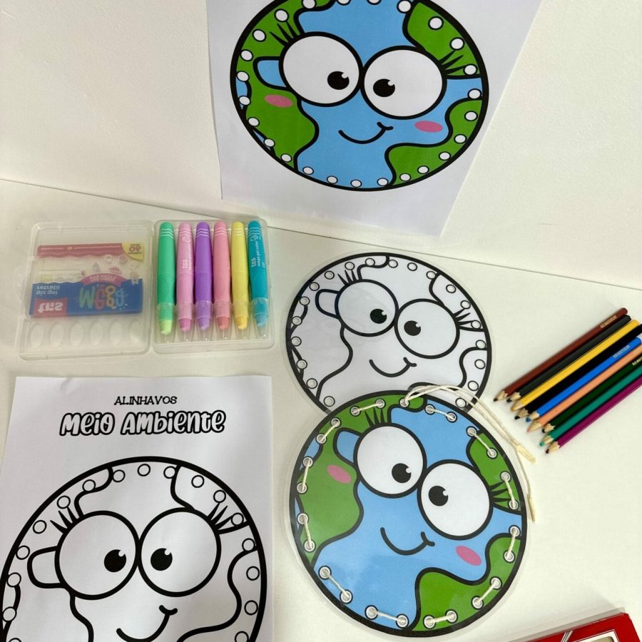 Atividade - Alinhavos Meio Ambiente - Dia do Meio Ambiente - Pedagogia de Ideias Atividade - Alinhavos Meio Ambiente - Dia do Meio Ambiente