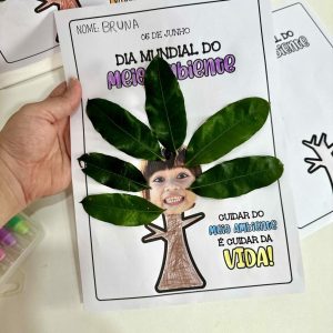 Atividade - Arte com Folhas - Dia do Meio Ambiente - Pedagogia de Ideias Atividade - Arte com Folhas - Dia do Meio Ambiente