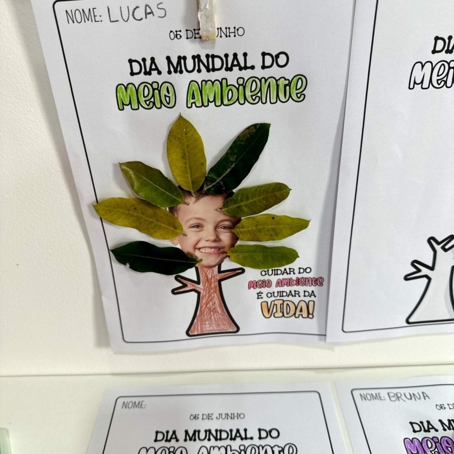 Atividade - Arte com Folhas - Dia do Meio Ambiente - Pedagogia de Ideias Atividade - Arte com Folhas - Dia do Meio Ambiente