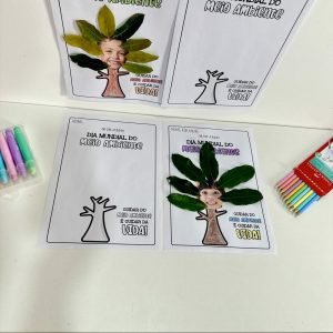 Atividade - Arte com Folhas - Dia do Meio Ambiente