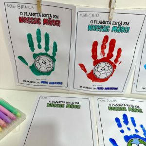 Atividade O Planeta está em nossas Mãos - Dia do Meio Ambiente