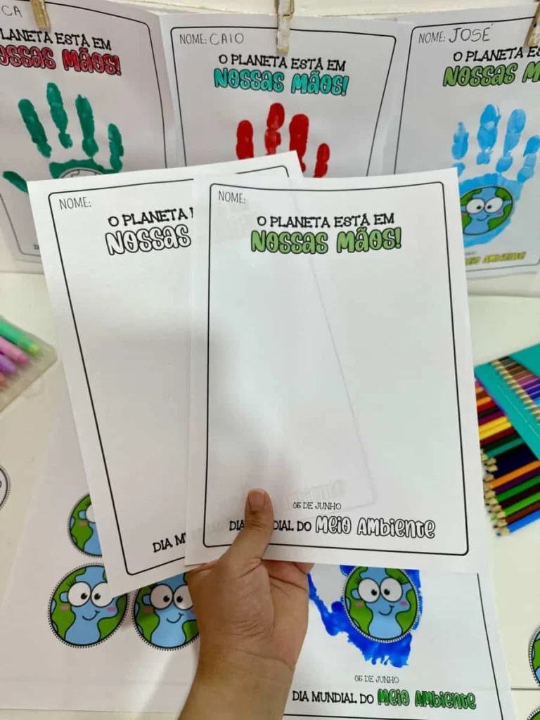 Atividade O Planeta Está em Nossas Mãos — foto 7