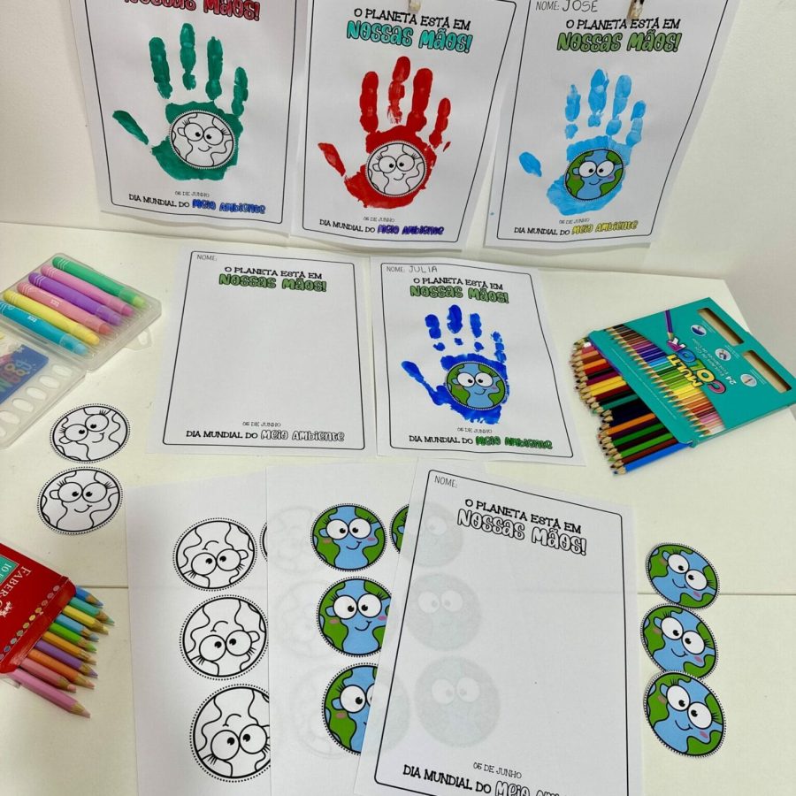 Atividade O Planeta está em nossas Mãos - Dia do Meio Ambiente