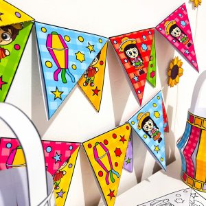 Bandeirinhas e Pipas de São João - Festa Junina