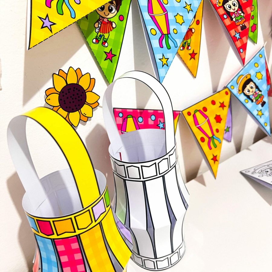 Bandeirinhas e Pipas de São João - Festa Junina - Pedagogia de Ideias Bandeirinhas e Pipas de São João - Festa Junina