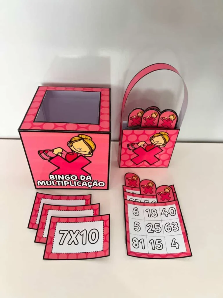 Bingo da Multiplicação com 25 Cartelas — foto 3