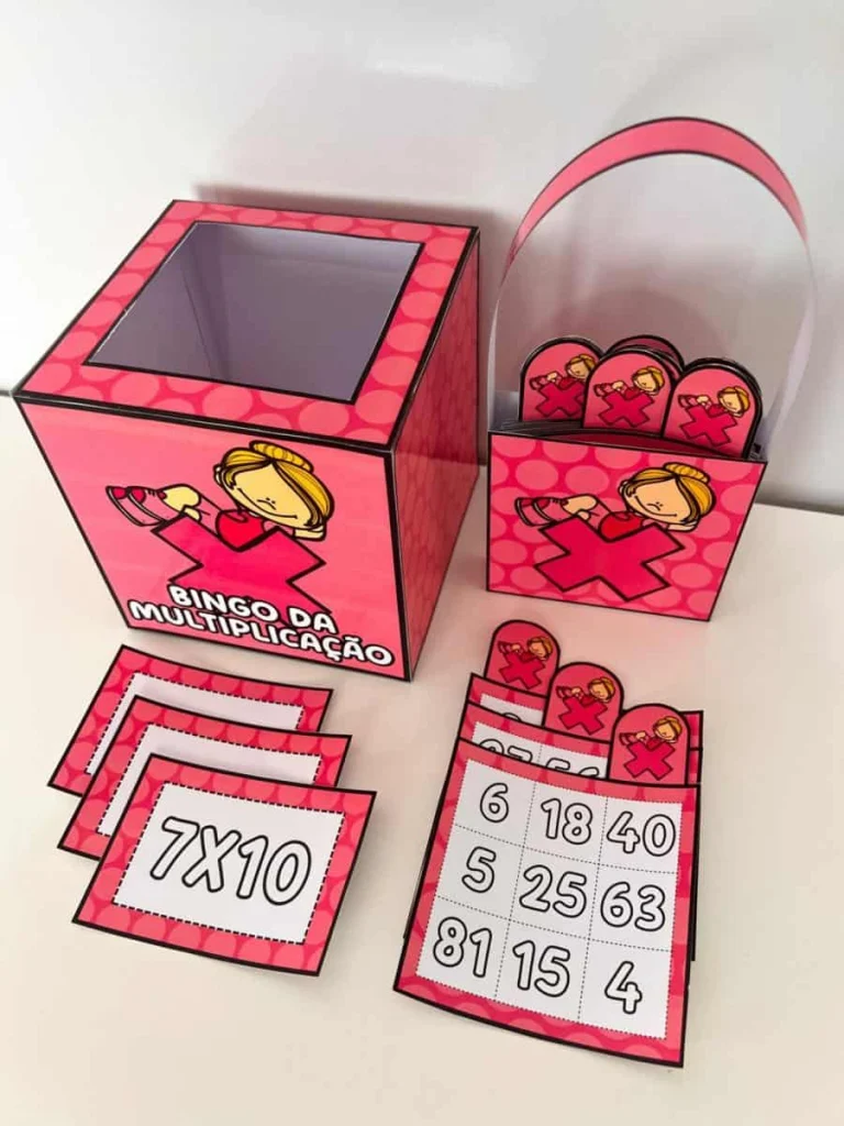 Bingo da Multiplicação com 25 Cartelas — foto 1