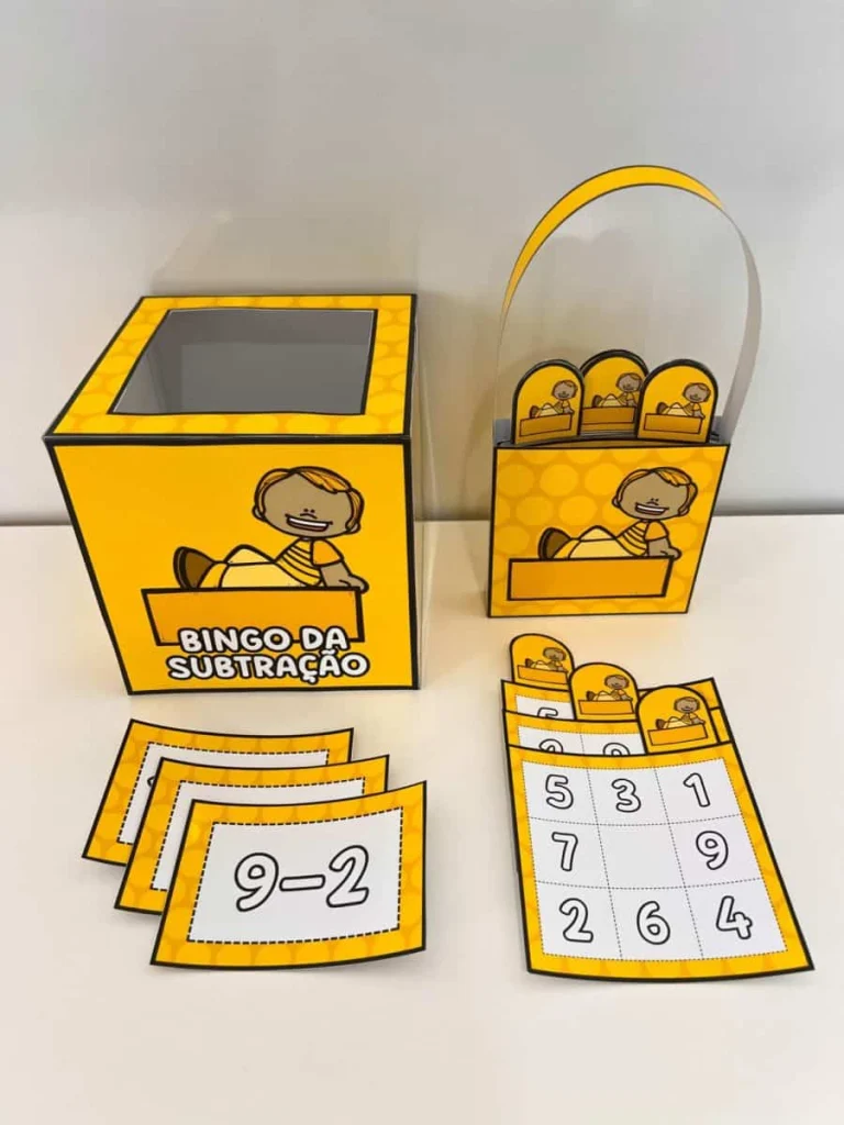 Bingo da Subtração com 25 Cartelas — foto 6