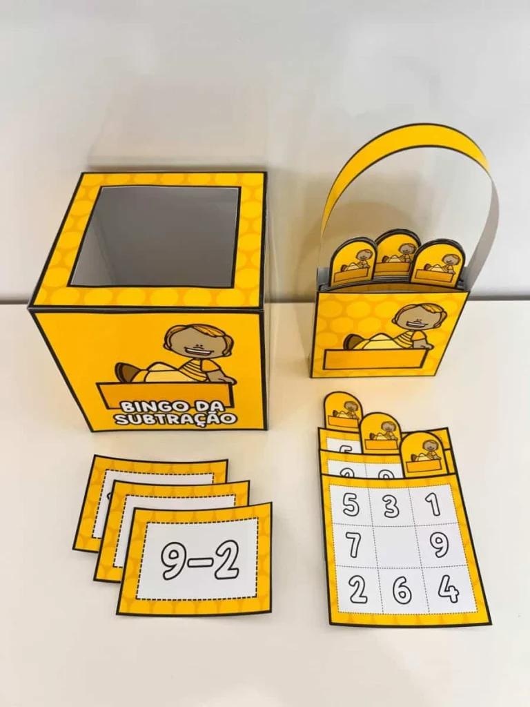Bingo da Subtração com 25 Cartelas — foto 1