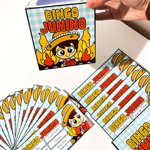 Bingo Junino - Letra Cursiva - Bingo - Pedagogia de Ideias Bingo Junino - Letra Cursiva - Bingo